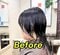 ウルフヘアの女性が…切り込んだ「マレットヘア」にスタイルチェンジして笑顔こぼれる