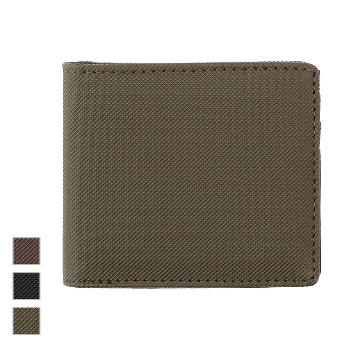 「レザータッチ2つ折り財布」