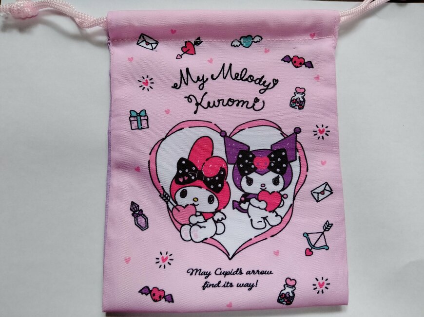 筆者撮影（セリア、ミニ巾着M/M）