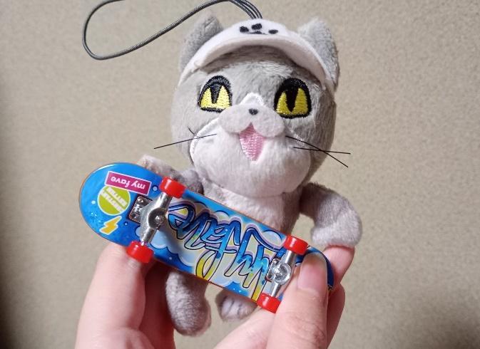 出所：筆者撮影（セリア、スケートボードキーホルダー）