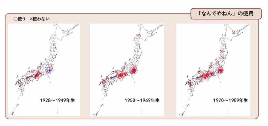 出所：国立国語研究所研究情報発信センター「国民の言語使用と言語意識に関する全国調査」