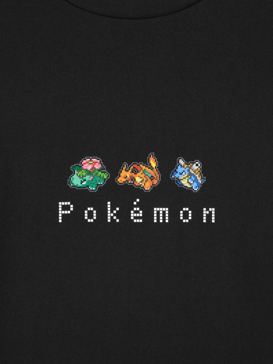 GU公式　グラフィックT Pokemon