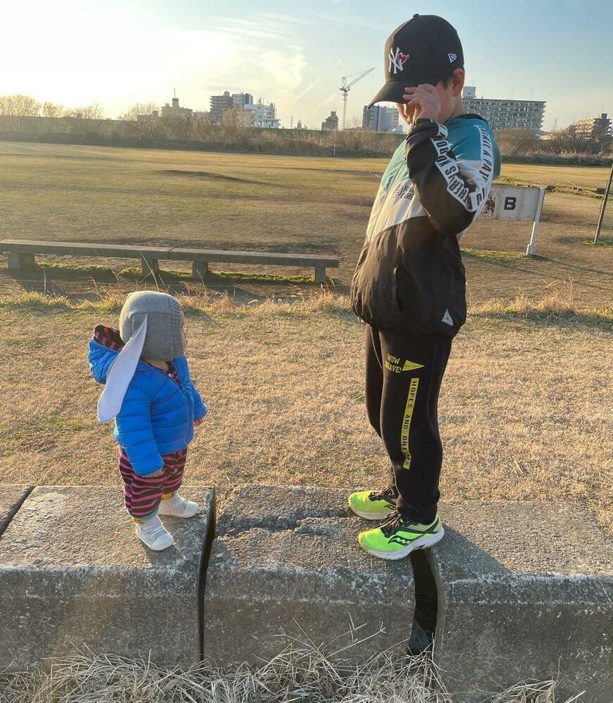 2人の子供の様子