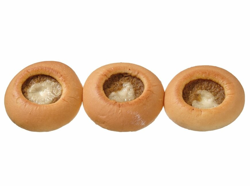 セブン-イレブンの新商品：7プレミアム　カレー＆チーズパン3個入