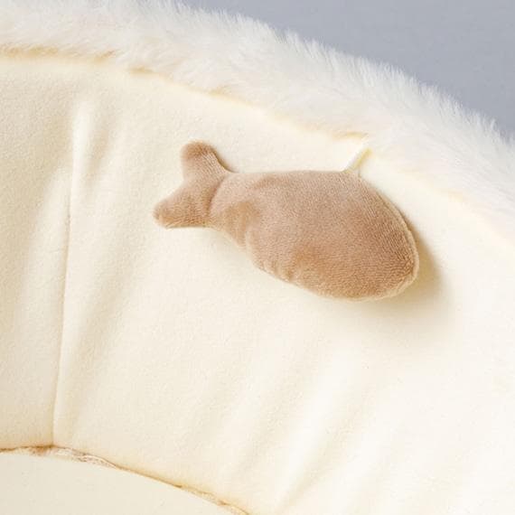 ニトリ、鍋型ペットベッド(アイボリー R40) の画像