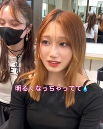 【レイヤーショート】あざとバングとショートカットで大胆にイメチェンした女性！