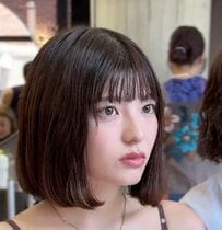【大変身】髪の多さとクセに悩むボブ女子が「短めボブ」でイメチェン！「やばい」と軽やかな仕上がりに歓喜！