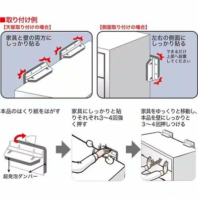 ニトリ、家具転倒防止器具 不動王商品画像