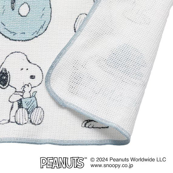 ディッシュクロス 2枚セット ブルー(スヌーピー yumyum)