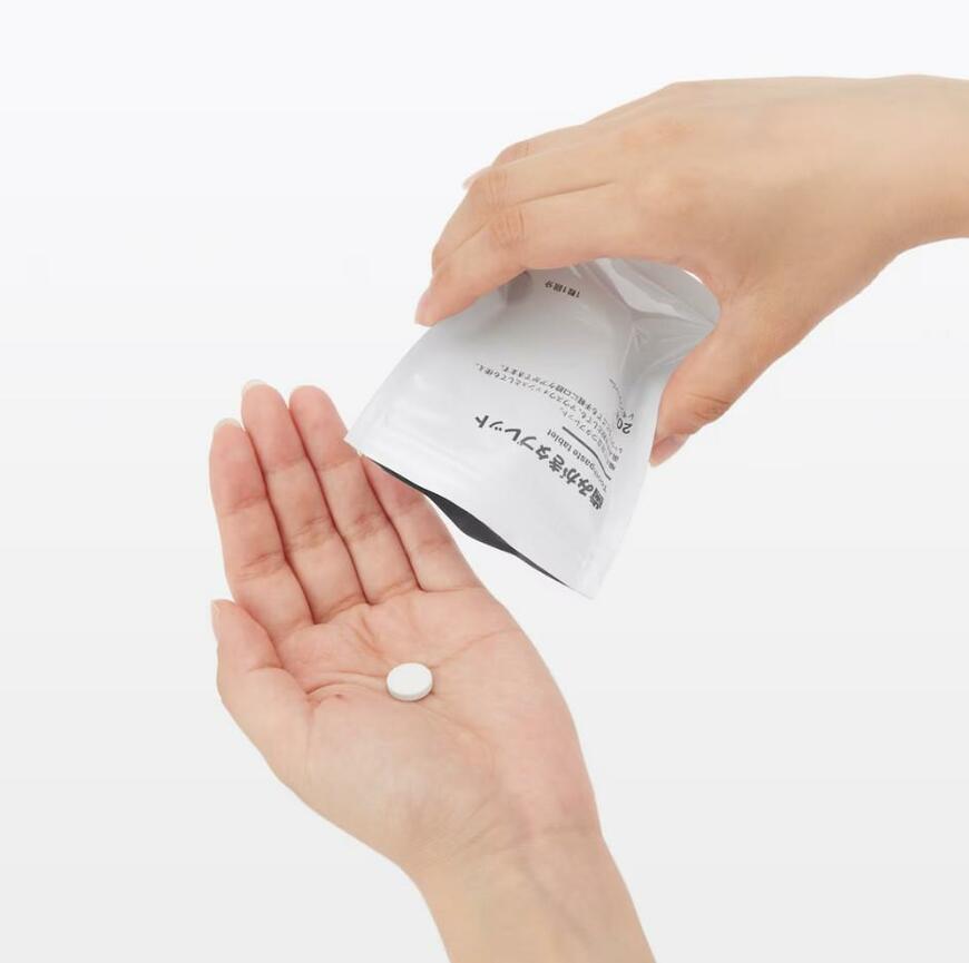 出所：無印良品ネットストア 歯みがきタブレット