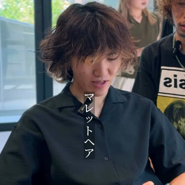 【大変身】マレットヘア希望の男性　カット＆パーマでイメチェン！「海外っぽい」と喜びの声