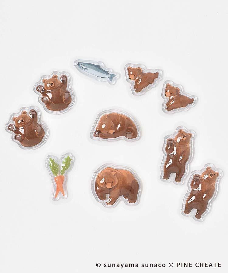 ブルーブルーエ、kumagotoぷくdecoシールの画像