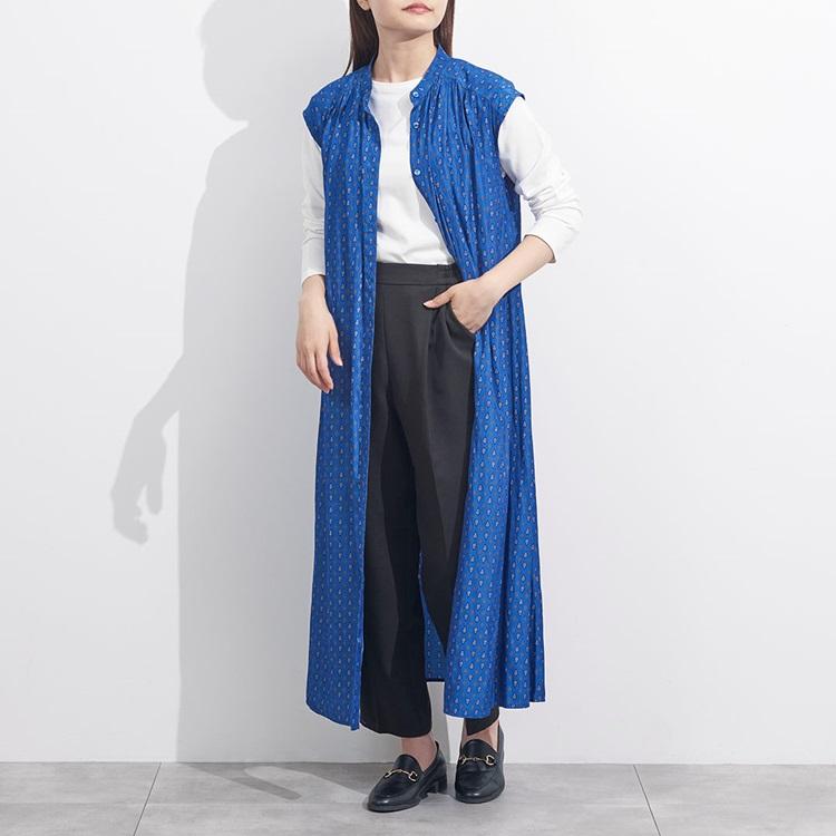 プロバンスプリントワンピース