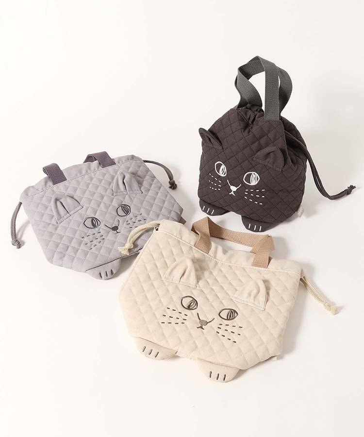 Bleu Bleuet（ブルーブルーエ）公式サイト　にゃふにゃふキルトランチ巾着（カラー）