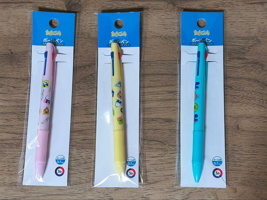 ダイソー、たまごっち　３色ボールペン商品画像
