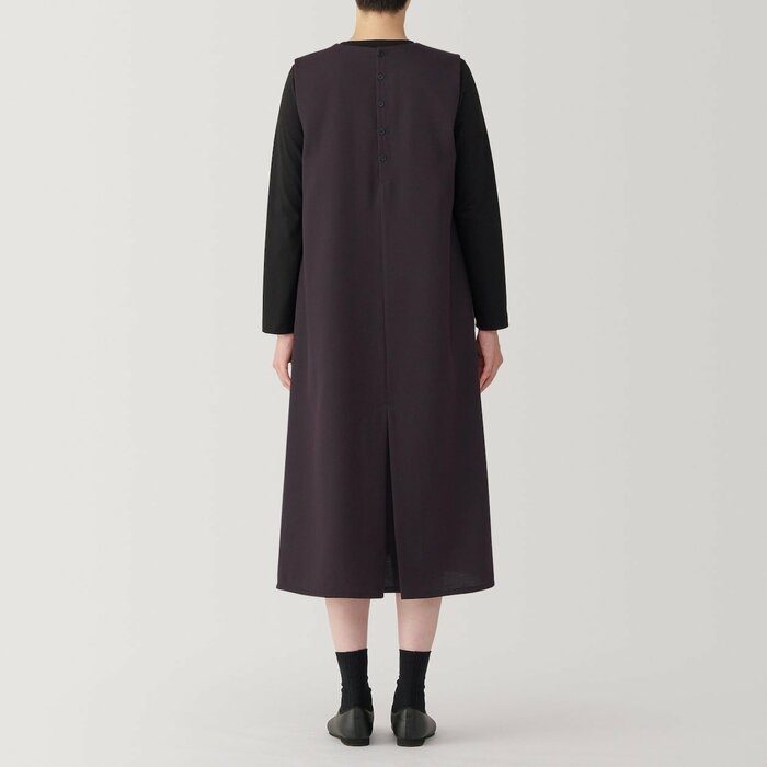 無印良品公式　婦人　起毛　ジャンパースカート