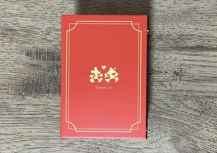 筆者撮影（セリア、ヴィンテージ風ブック型BOX/ミッキー＆ミニー）