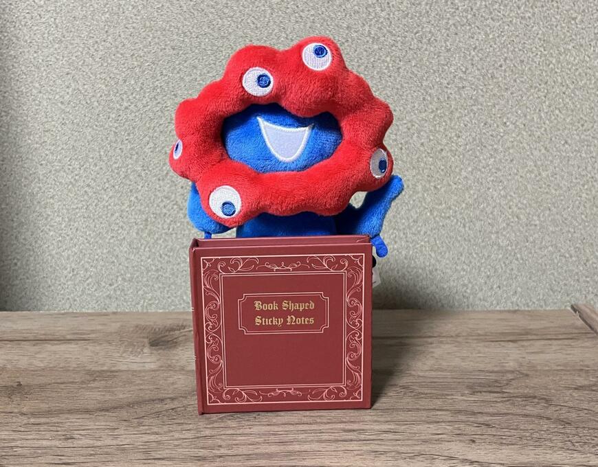 筆者撮影（セリア、ブック型ふせん 120枚）