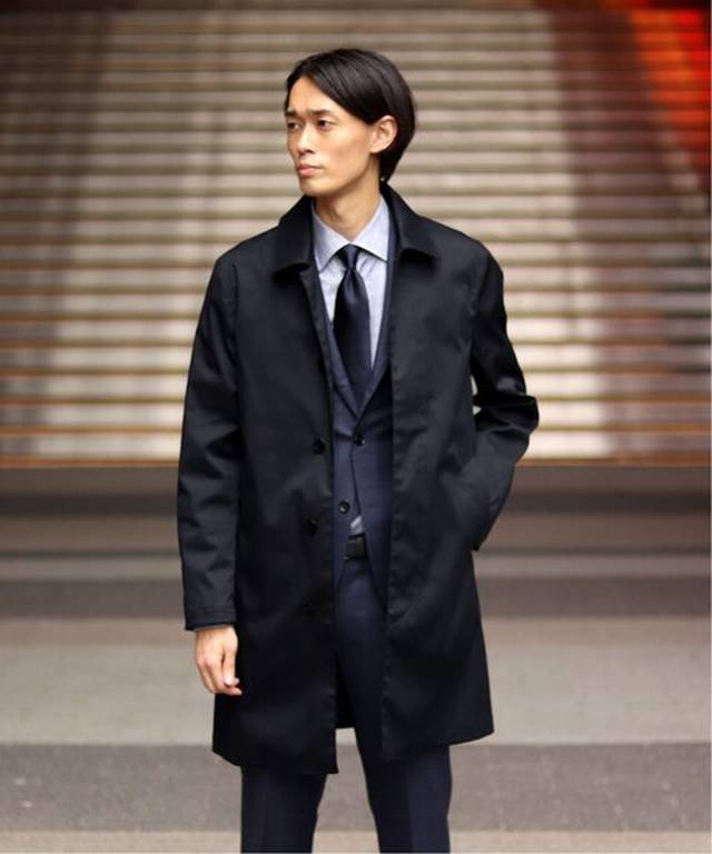 EDIFICE - KOMATSU STRETCH 2WAY ステンカラーコート ¥39,600（税込）