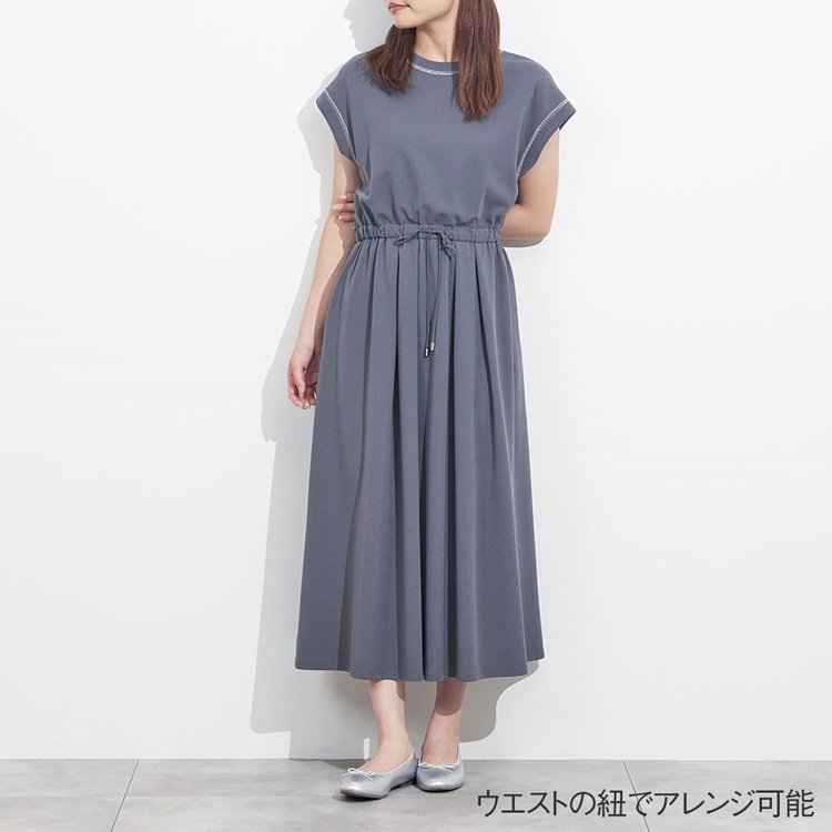 出所：KEYUCA公式　ラメステッチワンピース