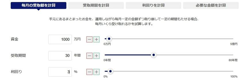 資産の寿命をシミュレーション