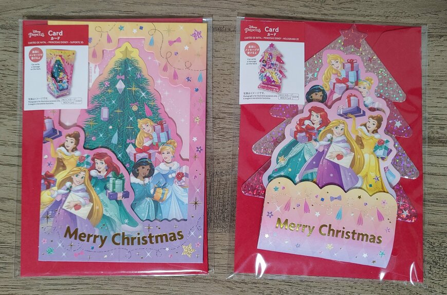 写真 | ダイソーディズニープリンセスクリスマスカードが素敵！魅力3選