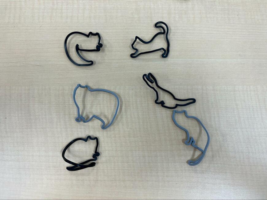 ダイソー、虫よけ輪ゴム（ネコ、10個入り）画像