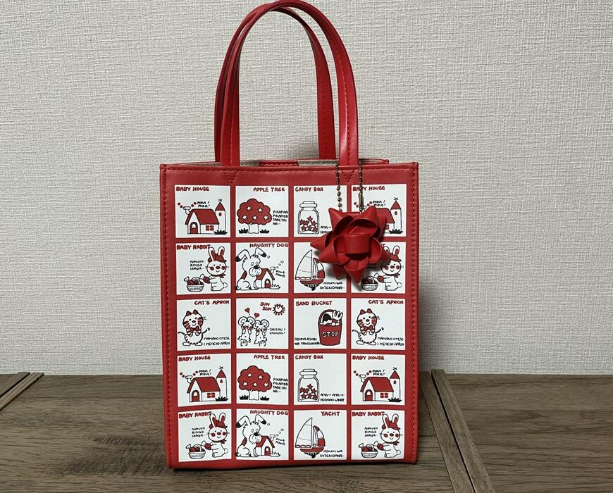 フェリシモ、シモジマコラボプレゼントみたいな紙袋風トートバッグの会画像