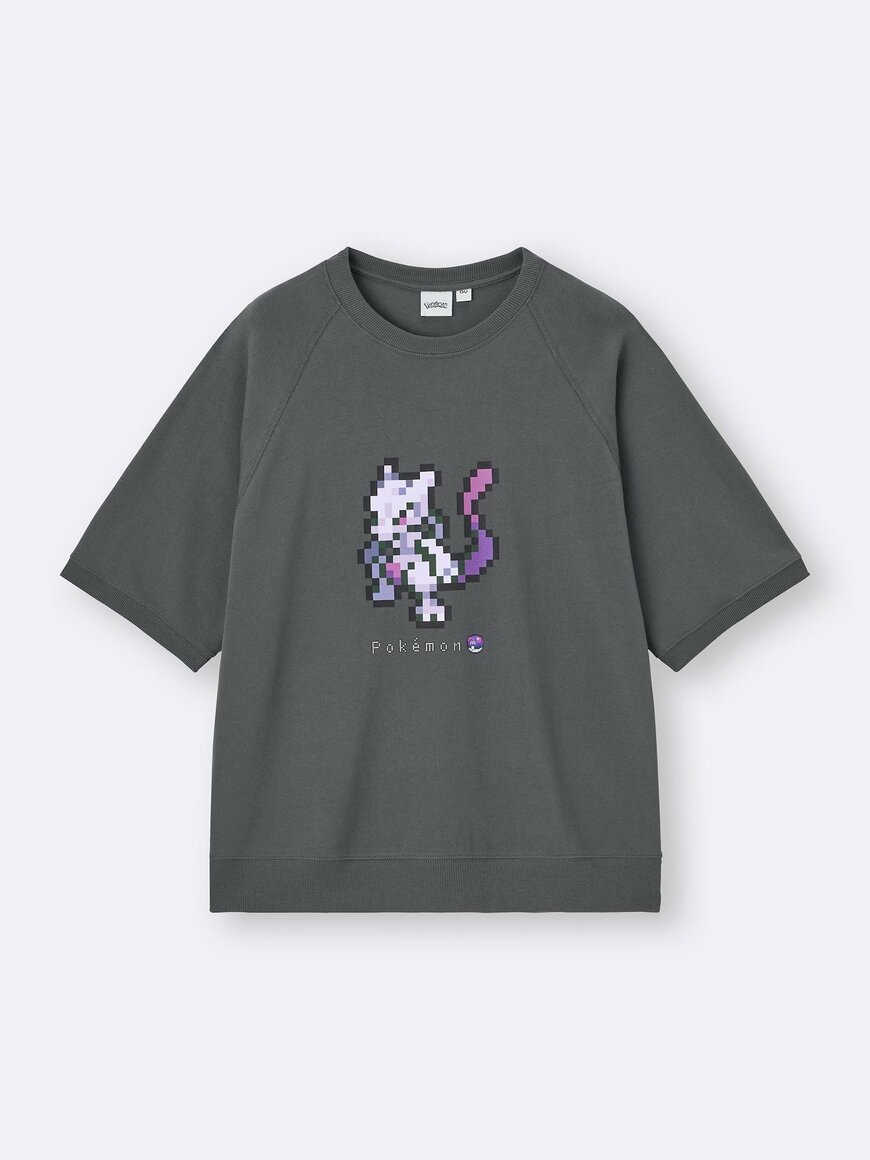 GU公式　スウェT(5分袖) Pokemon