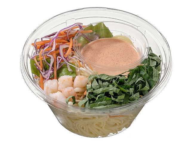 セブン-イレブンの新商品:大葉と海老の明太子クリームパスタサラダ
