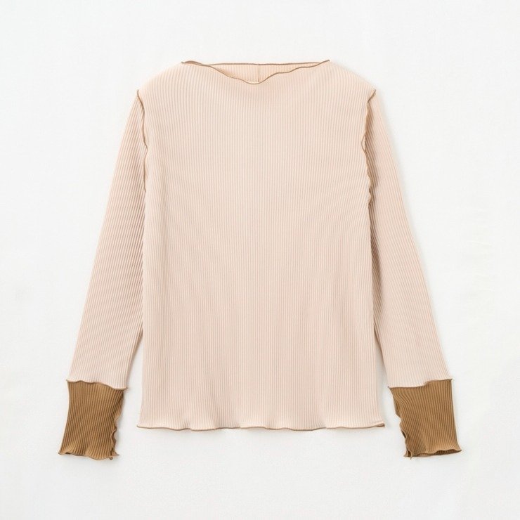 しまむら公式　レディース　プルオーバー（陽）（ベージュ正面 