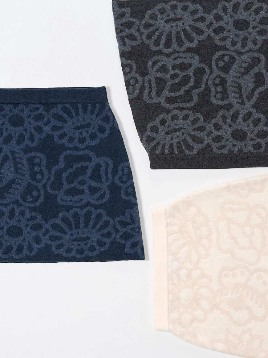 ユニクロ　ラムミニスカート