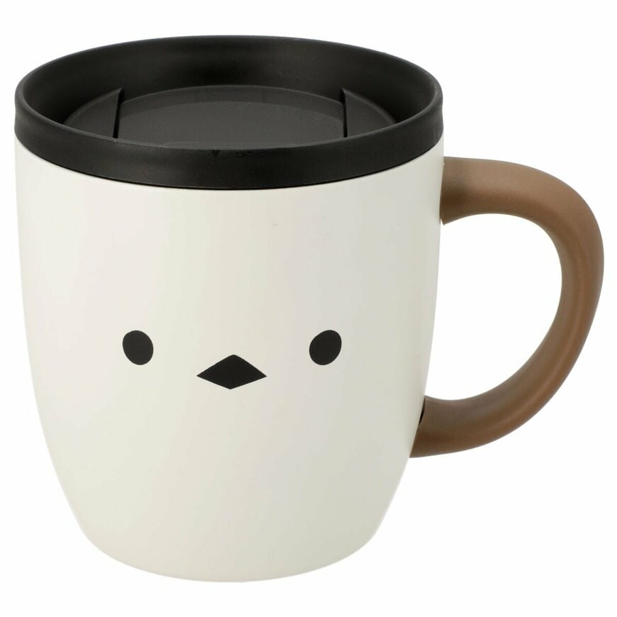 ニトリ公式　【デコホーム商品】ステンレス製真空タンブラー（シマエナガ 260mL ID15）の画像