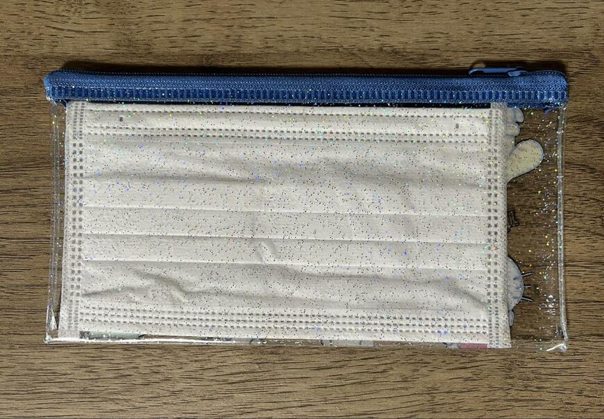 ダイソー、ラメポーチM/X ごっこあそび