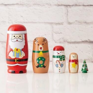 入手困難　ニトリ　クリスマス　マトリョーシカ　サンタ　アニマル　レア シマエナガがサンタになりました！ニトリの1000円台クリスマス