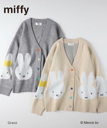 ミッフィー」70周年おめでとう！限定デザインの〈ざっくりカーディガン