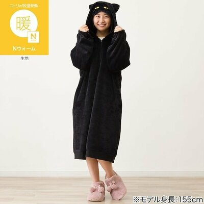 ニトリ、着る毛布(Nウォーム デコネコ OS13)商品画像