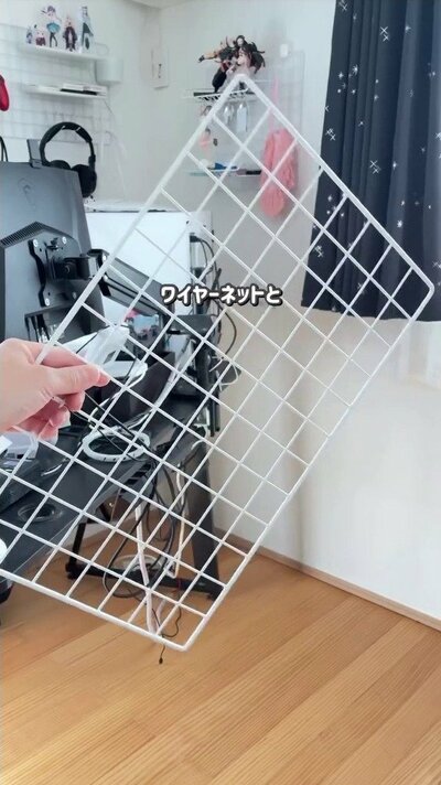 ワイヤーネットとかもいフック