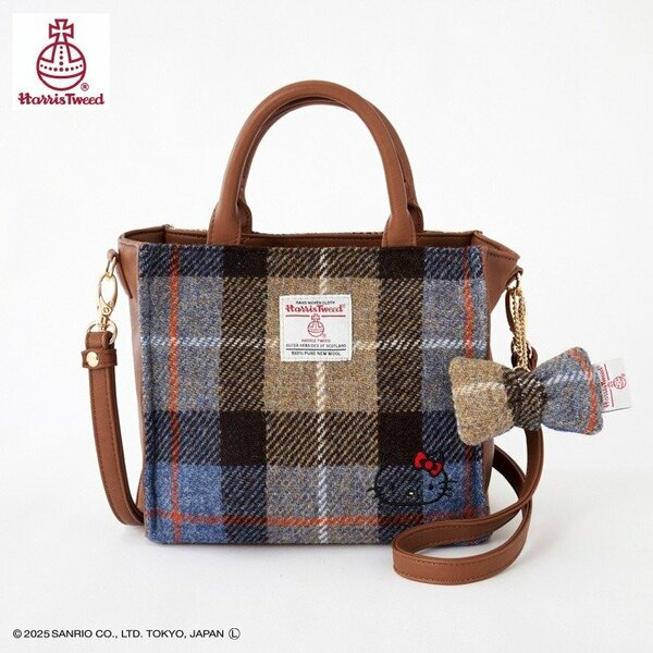 レディース ショルダーバッグ(HARRIS TWEED)(ハローキティ)