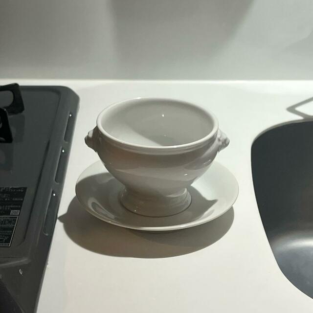 オニオングラタンスープを作るために購入した皿　完成した一品に「天才」「おいしそおおお」