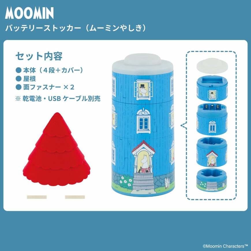 出所：株式会社ハシートップイン　バッテリーストッカー（ムーミンやしき）