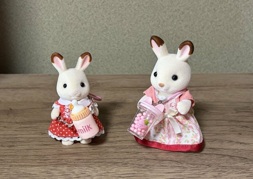 筆者撮影（セリア、ぬい用 肩掛け哺乳瓶・ぬい用 肩掛けドリンクホルダー）