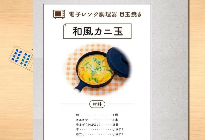 出所：サナダ精工株式会社 電子レンジ調理器　目玉焼き