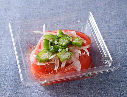 ローソンの新商品:トマトのだしジュレサラダ