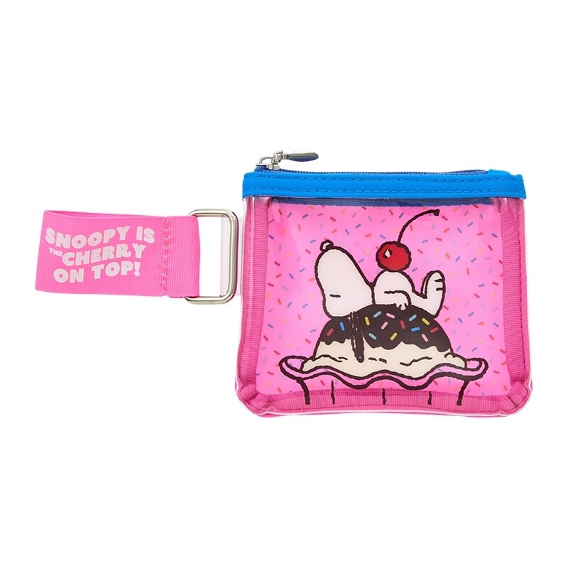 PLAZA公式　スヌーピー PEANUTS クリアポーチ Sサイズの画像
