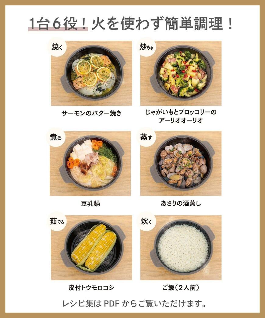 3COINS、電子レンジ調理器深型:1.1L/KITINTO商品画像