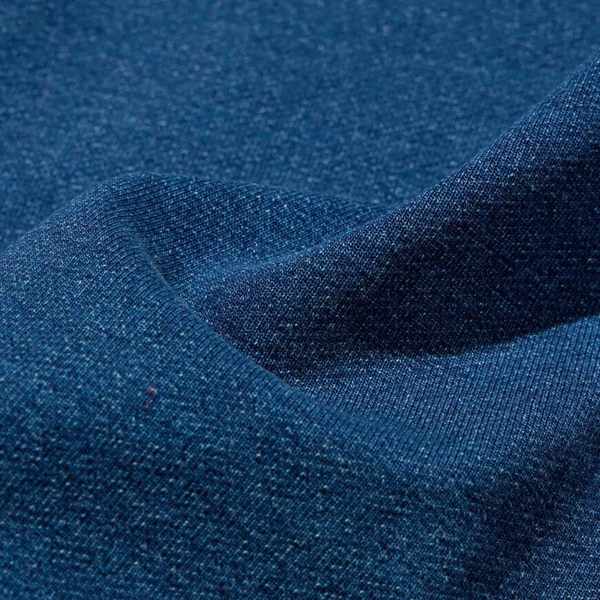 GU公式　デニムスウェットバレルレッグパンツ