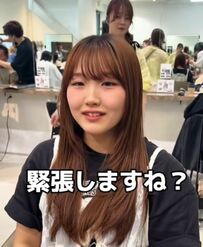 【ヘアカラー】ブリーチなしのダブルカラーでイメチェンした女性！仕上がりに拍手