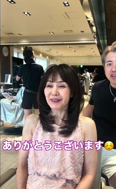 薄さが気にならなくなった、アフターの前髪とシルエット