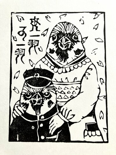 投稿主さんは普段から絵を描かれています